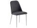 Esszimmerstuhl >Everett I< (2-er Set) in grau aus Metall - 45x85x55cm (BxHxT)