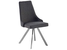 Esszimmerstuhl >Everett II< (2-er Set) in grau -...
