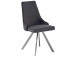 Esszimmerstuhl >Everett II< (2-er Set) in grau aus Metall - 48x90x58cm (BxHxT)