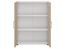 Aktenschrank >Hamburg II< in Sonoma-Eiche - 80x107,2x33,5cm (BxHxT)