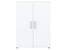 Aktenschrank >Hamburg II< in Weiß - 80x107,2x33,5cm (BxHxT)