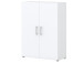 Aktenschrank >Hamburg II< in Weiß - 80x107,2x33,5cm (BxHxT)