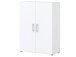Aktenschrank >Hamburg II< in Weiß - 80x107,2x33,5cm (BxHxT)
