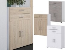 Aktenschrank >Hamburg III< aus Holz -...