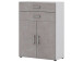 Aktenschrank >Hamburg III< in Weiß - 80x107,2x33,5cm (BxHxT)