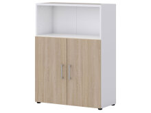 Aktenschrank >Hamburg III< in Sonoma-Eiche - 80x107,2x33,5cm (BxHxT)