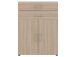 Aktenschrank >Hamburg III< in Sonoma-Eiche - 80x107,2x33,5cm (BxHxT)