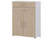 Aktenschrank >Hamburg III< in Sonoma-Eiche - 80x107,2x33,5cm (BxHxT)