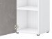 Aktenschrank >Hamburg IV< in Weiß - 40x212,5x33,5cm (BxHxT)