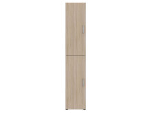 Aktenschrank >Hamburg IV< in Sonoma-Eiche - 40x212,5x33,5cm (BxHxT)
