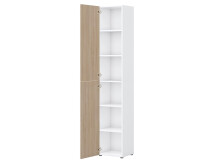 Aktenschrank >Hamburg IV< in Sonoma-Eiche - 40x212,5x33,5cm (BxHxT)