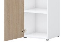 Aktenschrank >Hamburg IV< in Sonoma-Eiche - 40x212,5x33,5cm (BxHxT)