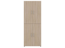 Aktenschrank >Hamburg V< in Sonoma-Eiche - 80x212,5x33,5cm (BxHxT)