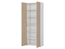 Aktenschrank >Hamburg V< in Sonoma-Eiche - 80x212,5x33,5cm (BxHxT)