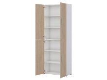 Aktenschrank >Hamburg V< in Sonoma-Eiche - 80x212,5x33,5cm (BxHxT)