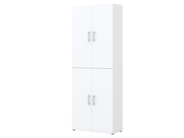 Aktenschrank >Hamburg V< in Weiß - 80x212,5x33,5cm (BxHxT)
