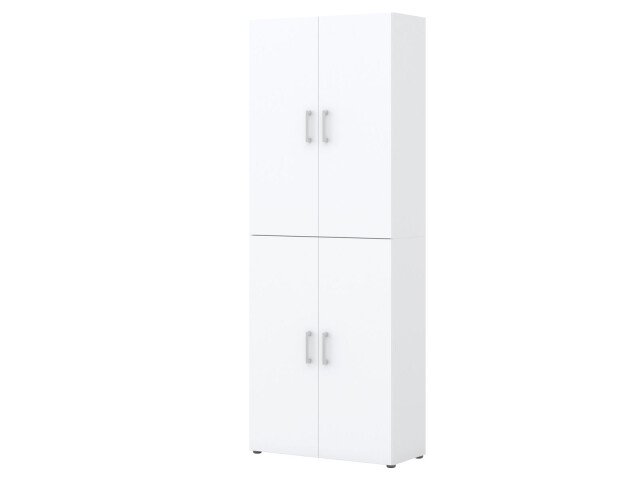 Aktenschrank >Hamburg V< in Weiß - 80x212,5x33,5cm (BxHxT)