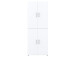 Aktenschrank >Hamburg V< in Weiß - 80x212,5x33,5cm (BxHxT)
