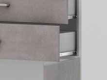 Aktenschrank >Hamburg VI< in Weiß - 80x212,5x33,5cm (BxHxT)
