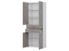 Aktenschrank >Hamburg VI< in Weiß - 80x212,5x33,5cm (BxHxT)