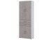 Aktenschrank >Hamburg VI< in Weiß - 80x212,5x33,5cm (BxHxT)