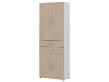 Aktenschrank >Hamburg VI< in Weiß -...