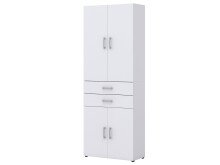 Aktenschrank >Hamburg VI< in Weiß - 80x212,5x33,5cm (BxHxT)