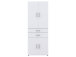 Aktenschrank >Hamburg VI< in Weiß - 80x212,5x33,5cm (BxHxT)