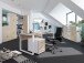 Büro-Set >Hamburg II< in Sonoma-Eiche aus Metall