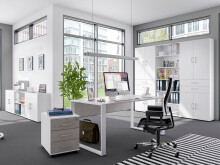 Büro-Set >Hamburg III< in Weiß aus...