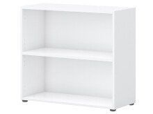 Büro-Set >Hamburg III< in Weiß aus Metall - 212,5cm (H)