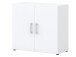 Büro-Set >Hamburg III< in Weiß aus Metall - 212,5cm (H)