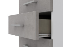 Büro-Set >Hamburg IV< in Weiß aus Metall