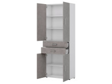 Büro-Set >Hamburg IV< in Weiß aus Metall