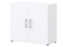 Büro-Set >Hamburg VI< in Weiß aus Metall - 80x33cm (BxH)