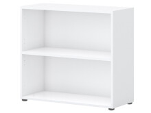 Büro-Set >Hamburg VI< in Weiß aus Metall - 80x33cm (BxH)