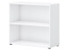 Büro-Set >Hamburg VI< in Weiß aus Metall - 80x33cm (BxH)