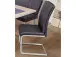 Esszimmerstuhl >Karissa I< (2-er Set) in Anthrazit aus Metall - 41x98x66 (BxHxT)