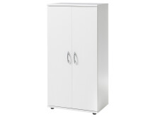Schuhschrank >Nolana< in Weiß - 55x108x34cm...