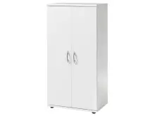 Schuhschrank >Nolana< in Weiß - 55x108x34cm...