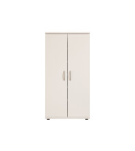 Schuhschrank >Nolana< in Weiß - 55x108x34cm (BxHxT)