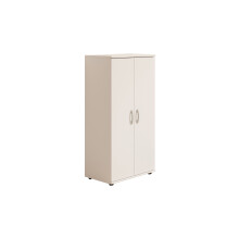 Schuhschrank >Nolana< in Weiß - 55x108x34cm (BxHxT)