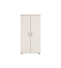 Schuhschrank >Nolana< in Weiß - 55x108x34cm (BxHxT)