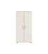 Schuhschrank >Nolana< in Weiß - 55x108x34cm (BxHxT)
