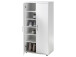 Schuhschrank >Nolana< in Weiß - 55x108x34cm (BxHxT)