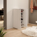 Schuhschrank >Nolana< in Weiß - 55x108x34cm (BxHxT)