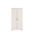 Schuhschrank >Nolana< in Weiß - 55x108x34cm (BxHxT)