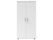 Schuhschrank >Nolana< in Weiß - 55x108x34cm (BxHxT)