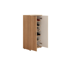 Schuhschrank >Nolana< in Sonoma-Eiche - 55x108x34cm (BxHxT)