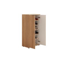 Schuhschrank >Nolana< in Sonoma-Eiche - 55x108x34cm (BxHxT)